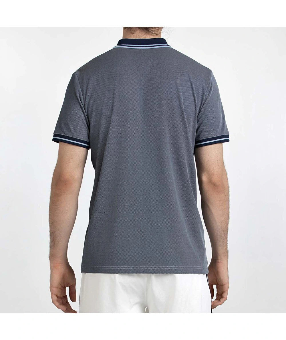 Camiseta Polo Tenfe Azul Marino Tej. Bicolor