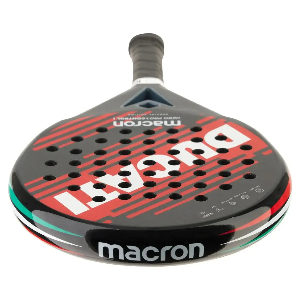 Pala de padel Macron x Ducati Hero Pro Control