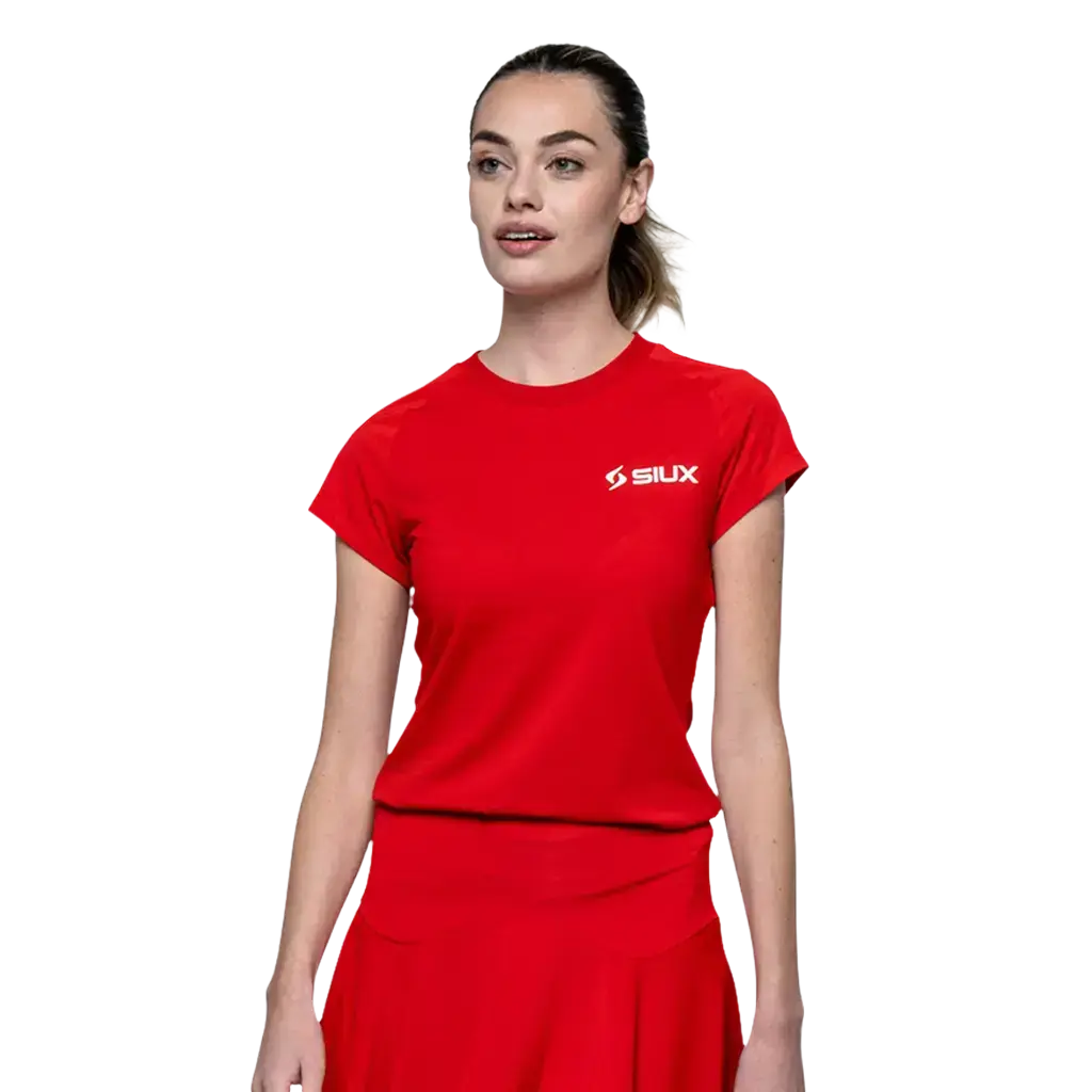 Camiseta Siux Match 26 Mujer Roja