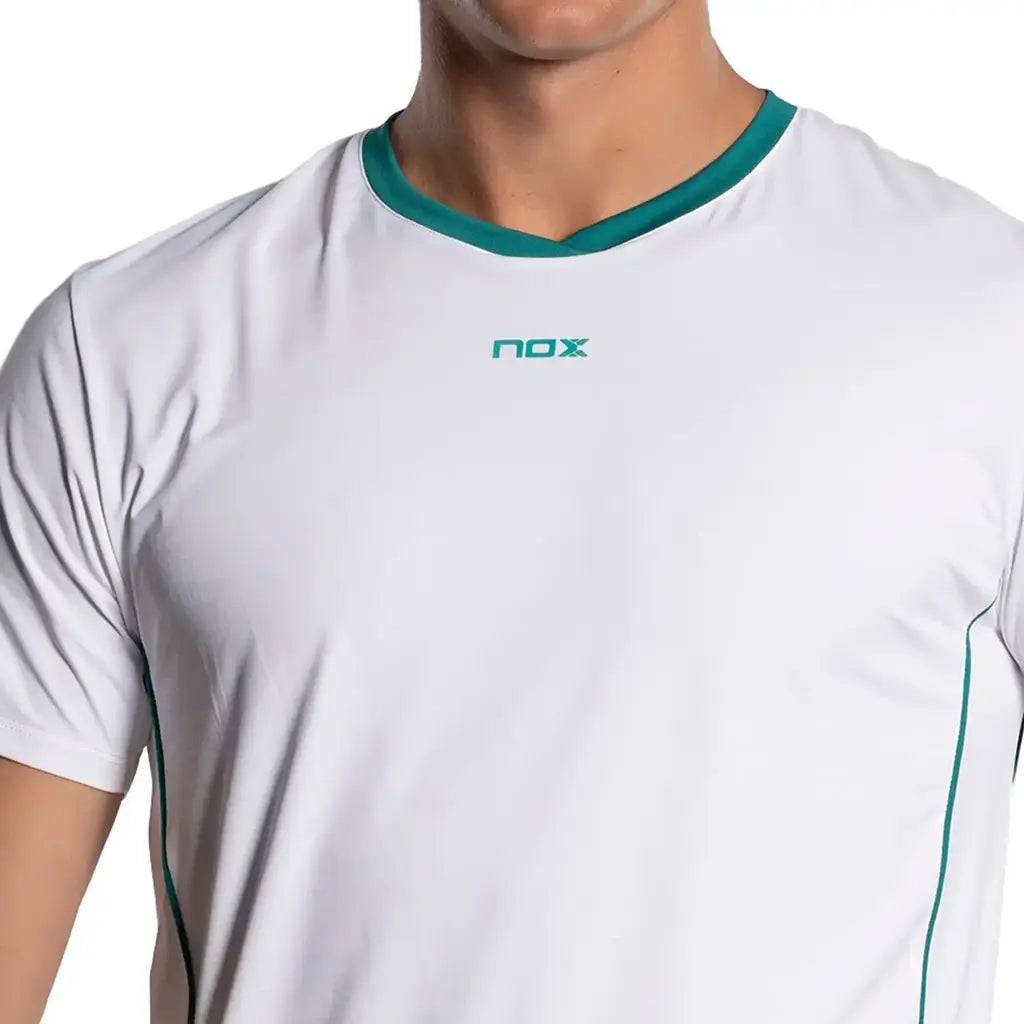 Camiseta Nox Hombre Pro White/Ivy Green