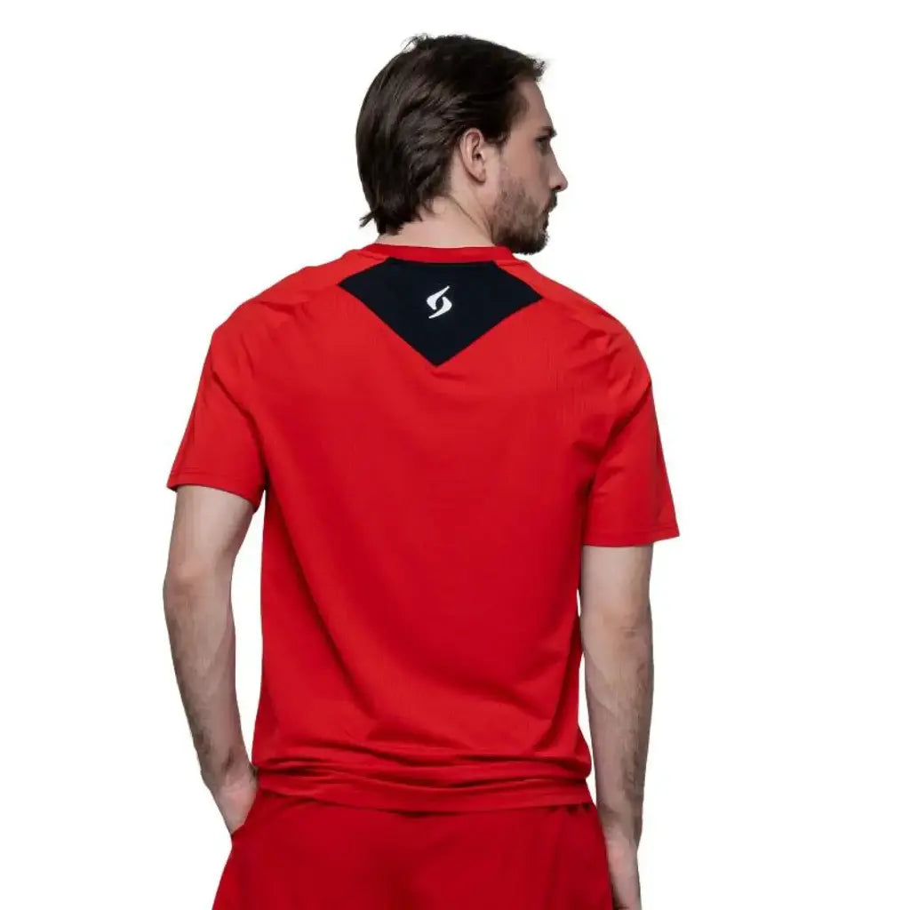 Camiseta Siux Match 26 Hombre Roja